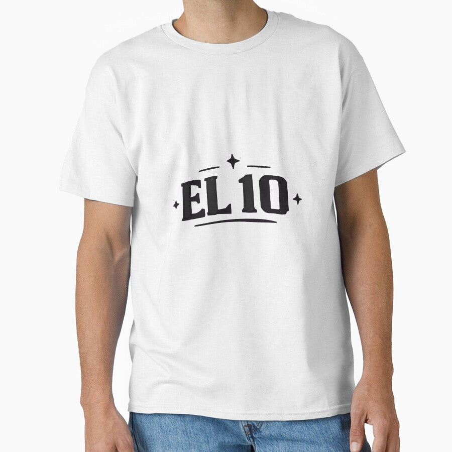Maradona Streetwear Minimalist Logo – El 10 Football Legend Design by BuiltFor90