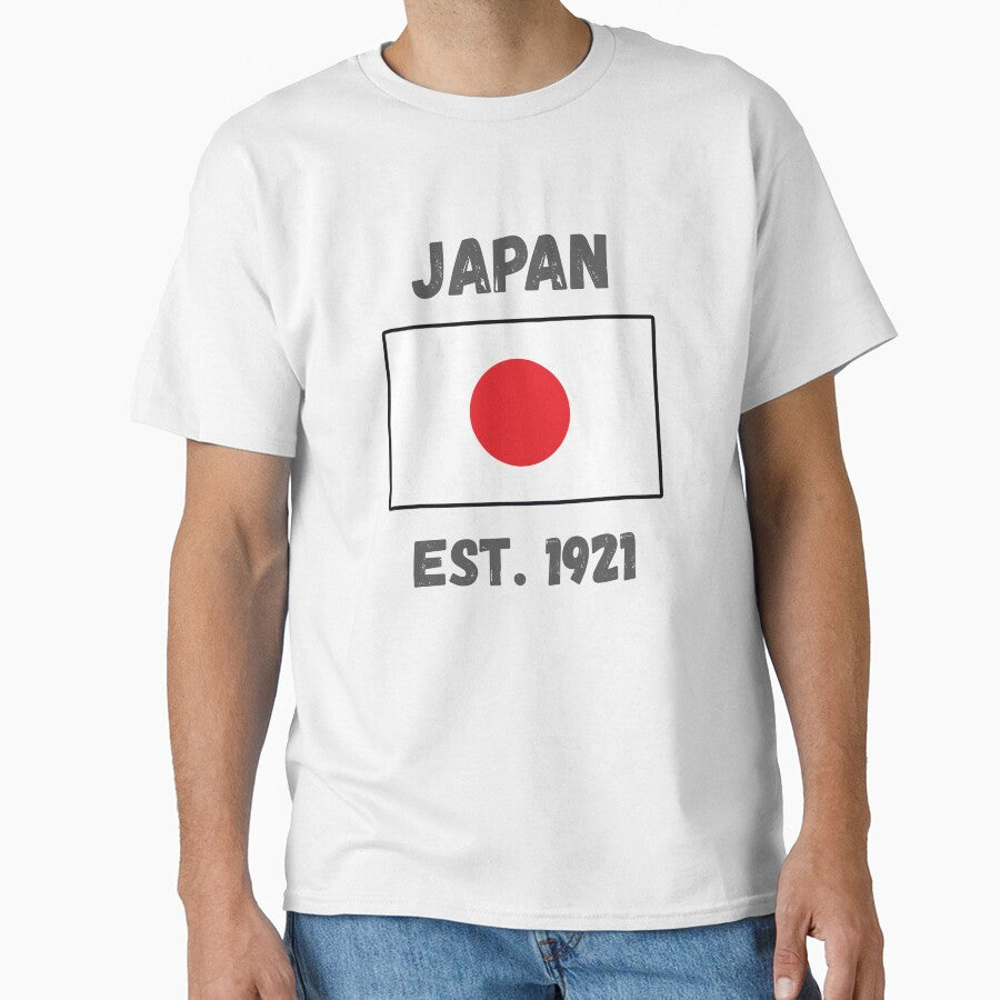 Japan Vintage Heritage Style - National Flag & Est. 1921 by iccdesignsshop