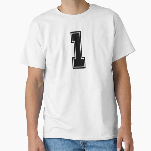 1 jersey number college style by GeogDesigns