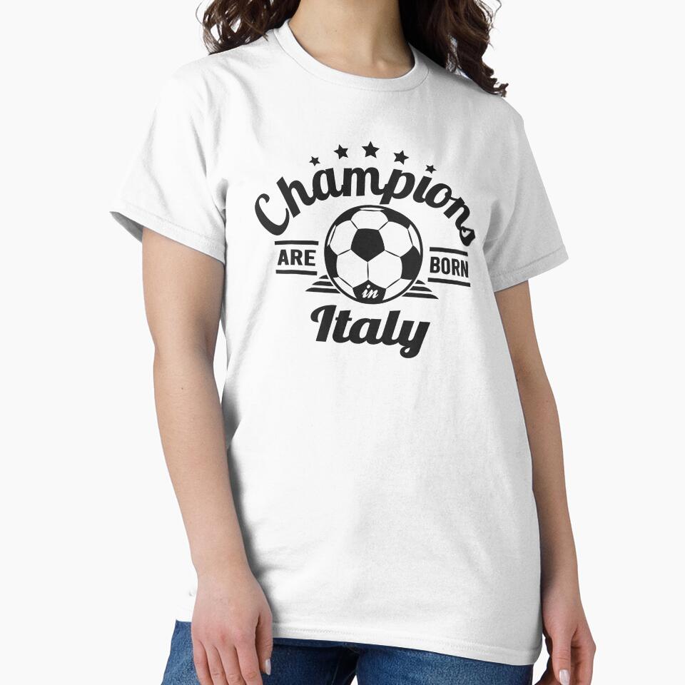 Champions Are Born In Italy , football fans vintage gift by lamjar-art
