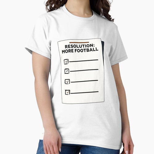 ,,Resolution: More Football" by SportThreadz