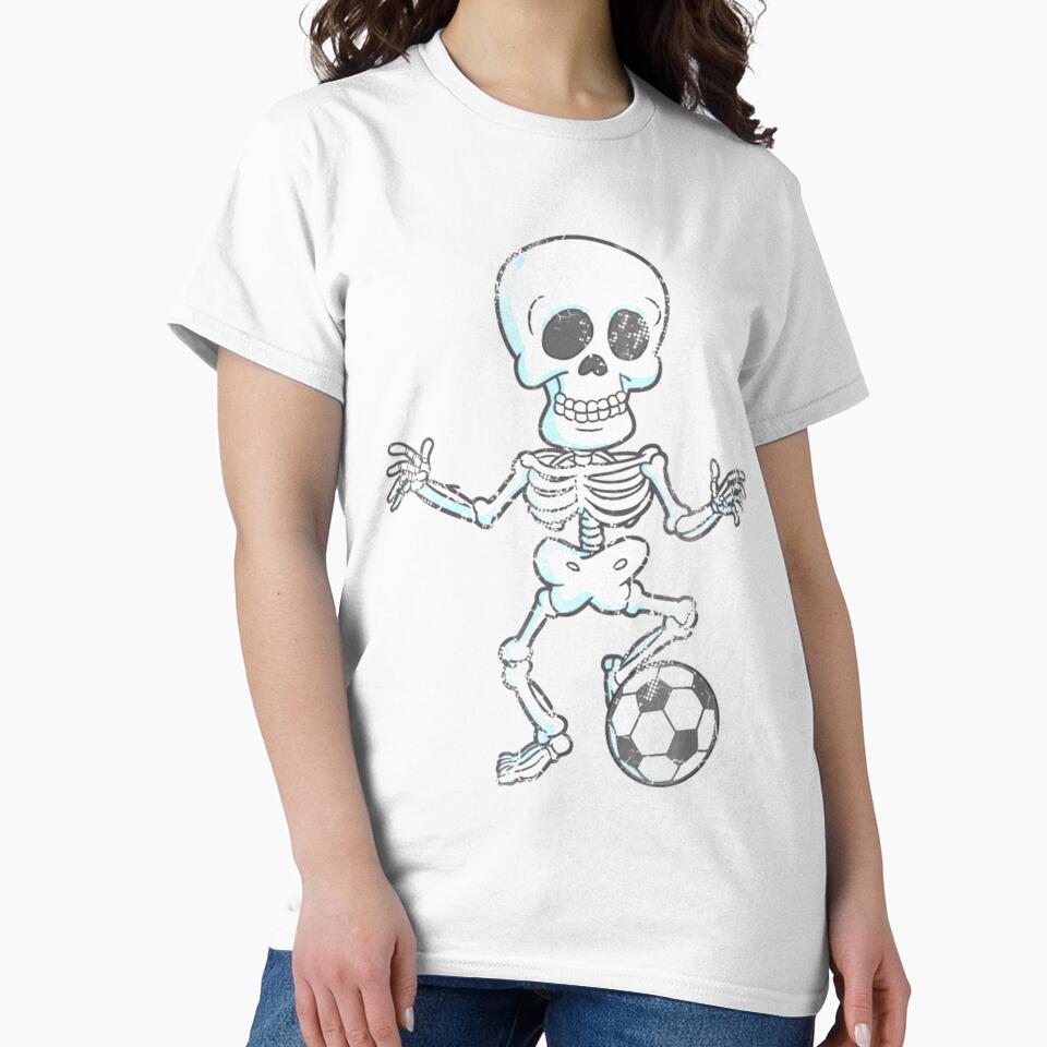 Halloween Soccer Skeleton Sports Humor by IsabellasVintag