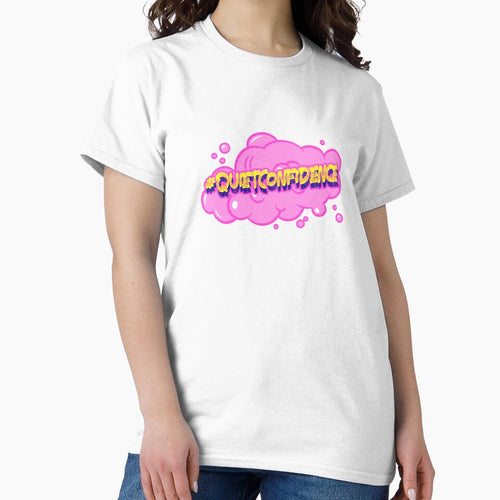 #QuietConfidence Hashtag T-Shirt by DwishOriginals