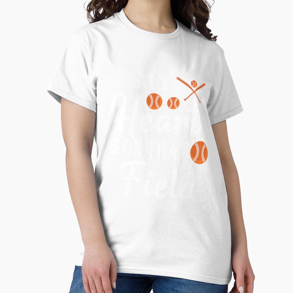 My Heart is on That Field Baseball - Softball Mom by andrewshih