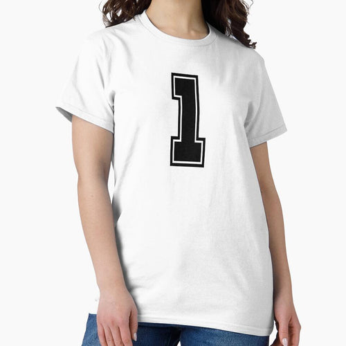 1 jersey number college style by GeogDesigns