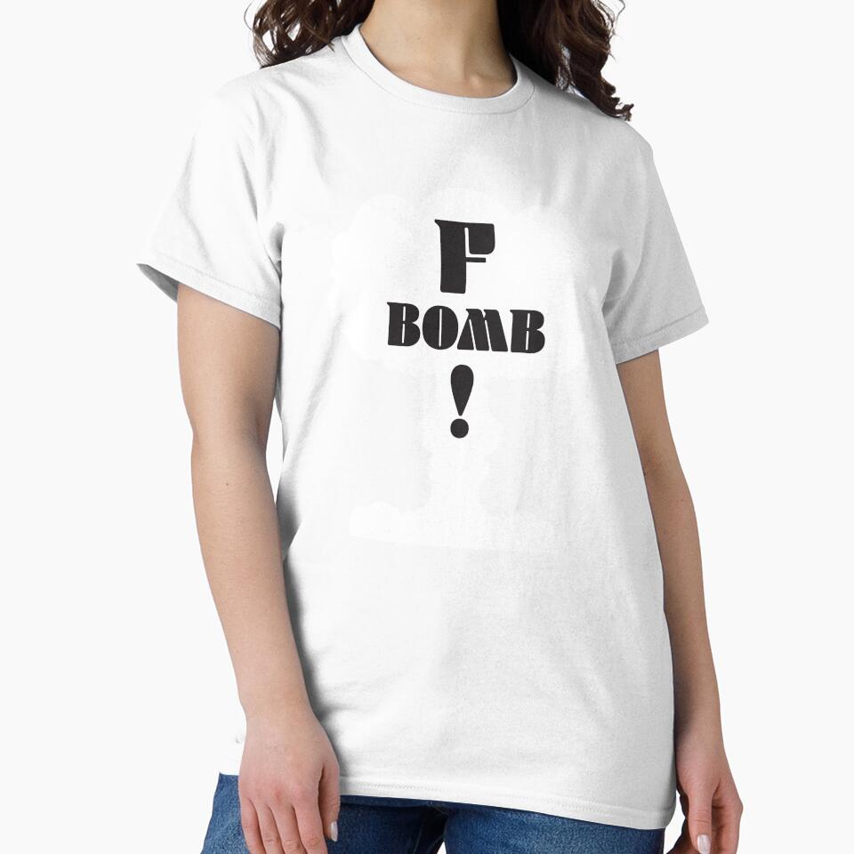 F-Bomb Retro Print Double Meaning Unisex design by Lisbob