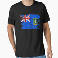British Virgin Islands Flag Gift Country Patriotic Travel Shirt Americas Light by threadsmonkey