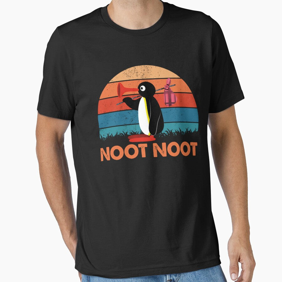 Noot Noot Pingu Retro Vintage Animal Cute by EdmundKoelpin
