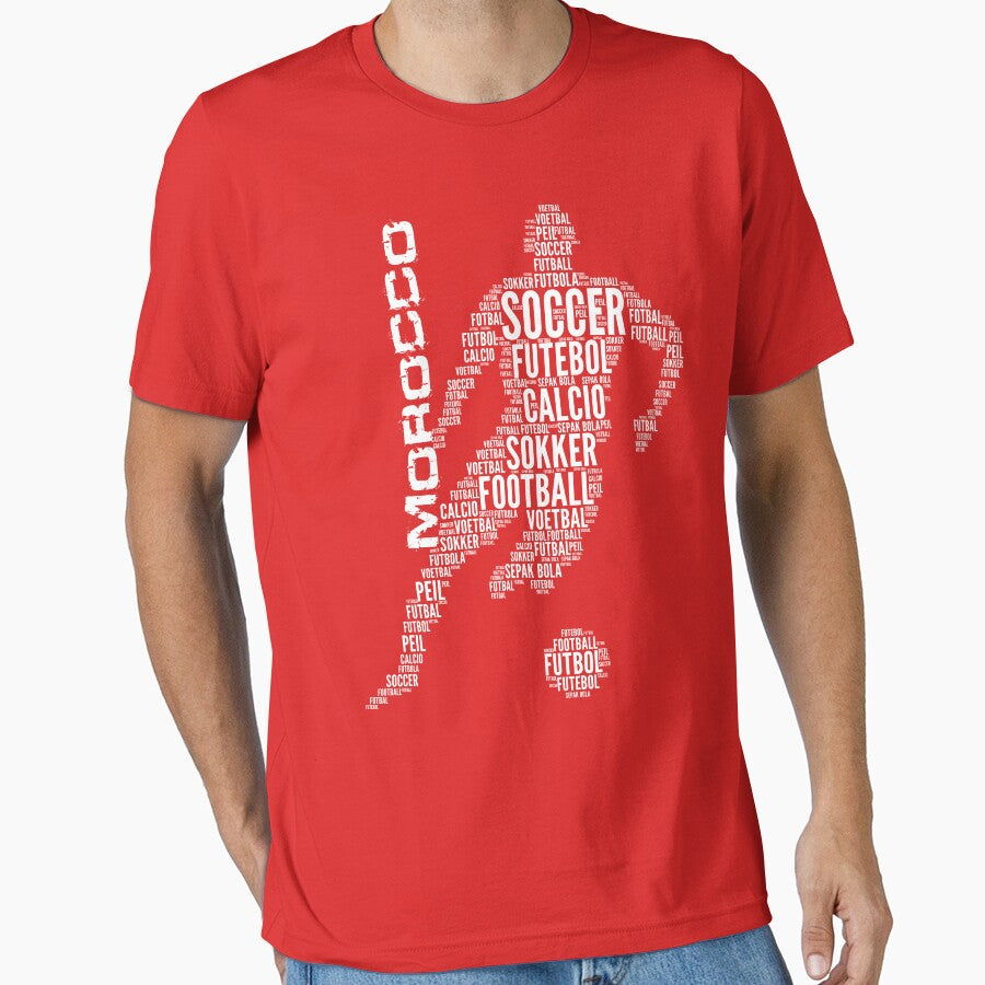 Morocco Football Typography by goodspy