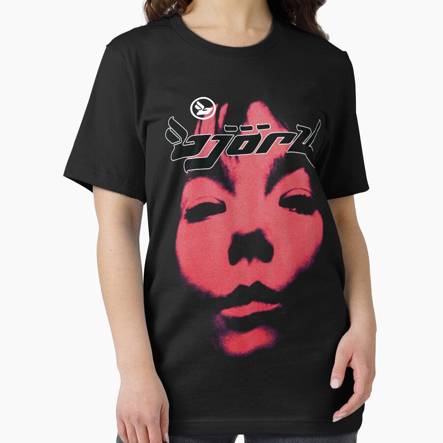 Bjork Homogenic Vintage Face Logo (Red) by hypelaboratory