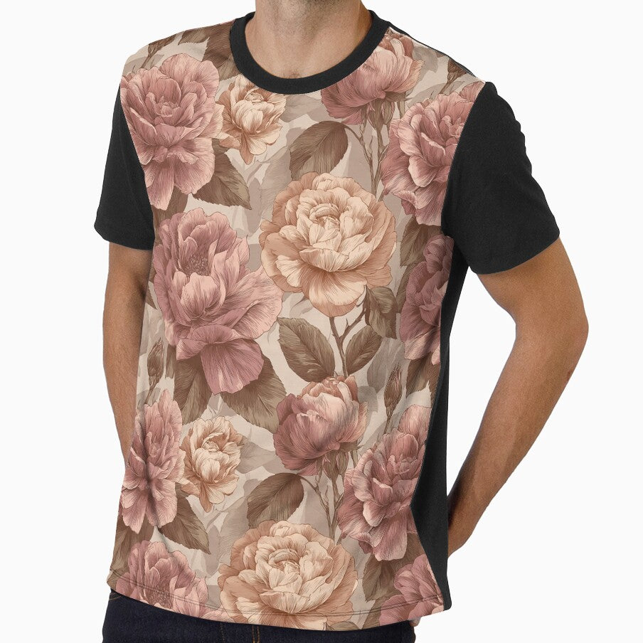 Colorful Rose Print - Vintage Flower Pattern  - Bridesmaid Gifts by RoyalStarsPatts