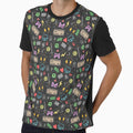 Colorful Retro Gaming Doodle Pattern For Gaming Lover by Bawek85Designs