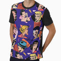 Colorful Retro Pattern With People by Taleahsdesigns
