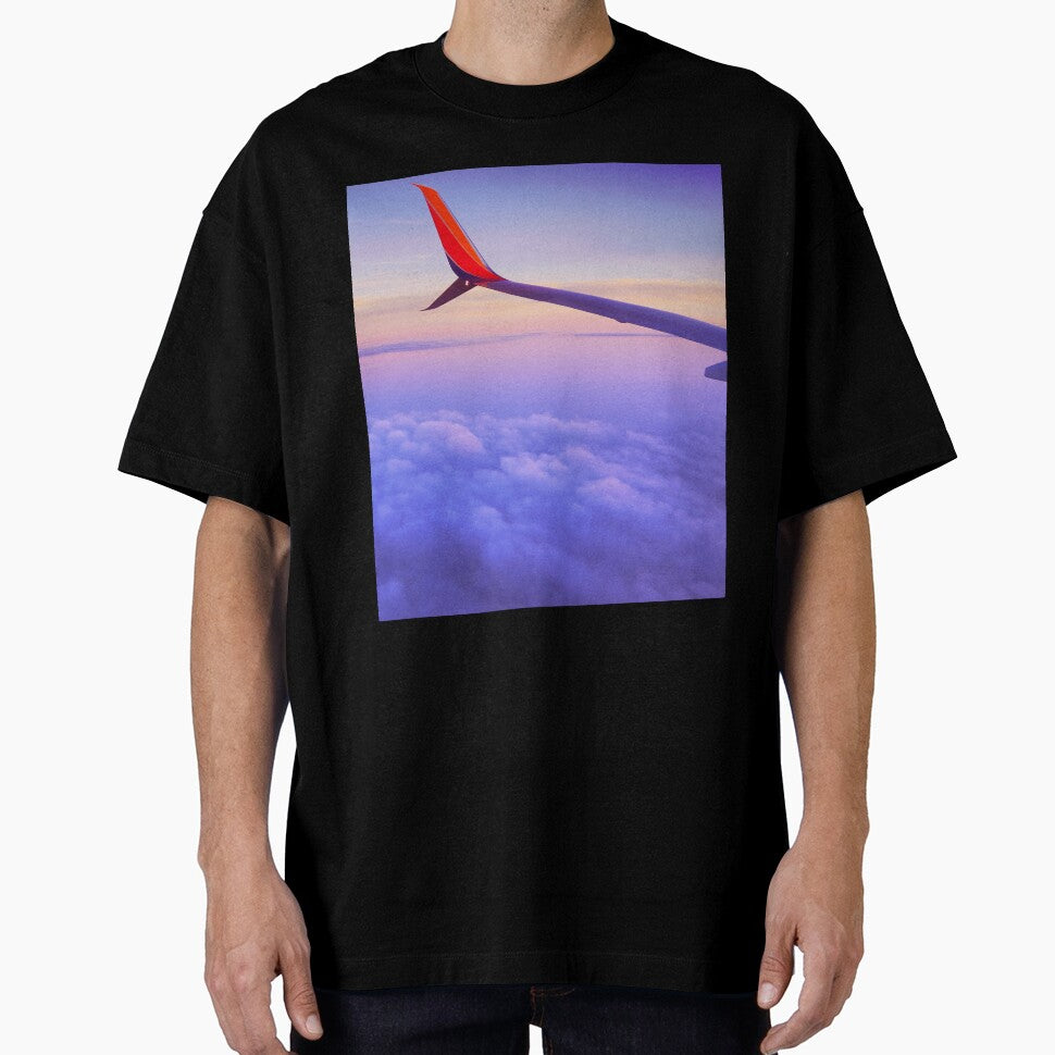 Purple Sunset Airplane Views by newburyboutique
