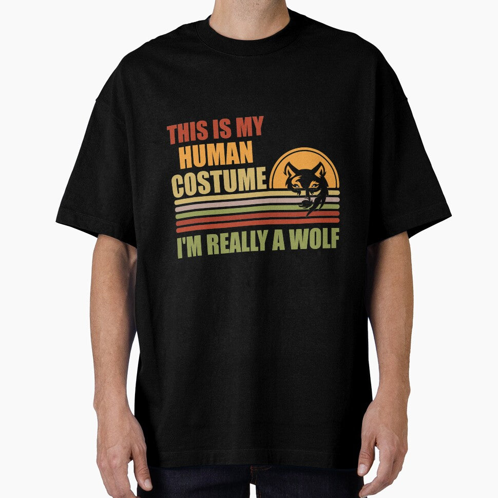 This is My Human Costume I'm Really a Wolf Shirt Men S SK by andregiftshopzz