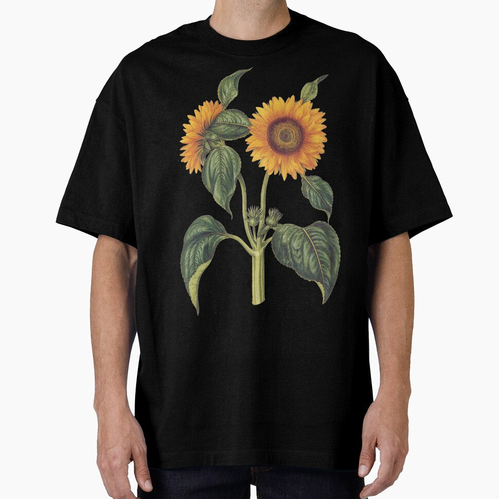 Vintage sunflower illustration by bohoDecor