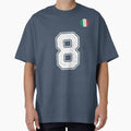 Italy Soccer Number 8 Vintage Sports Fan by RoyesButler