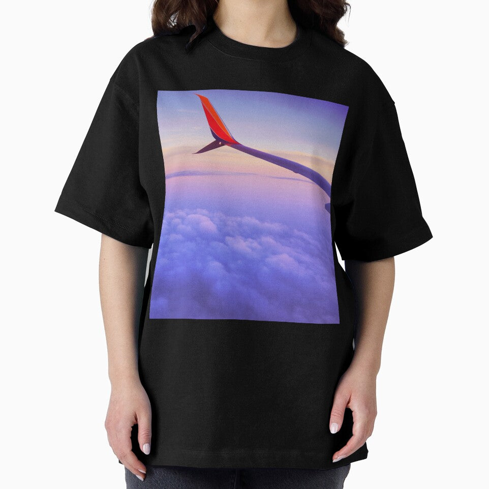 Purple Sunset Airplane Views by newburyboutique