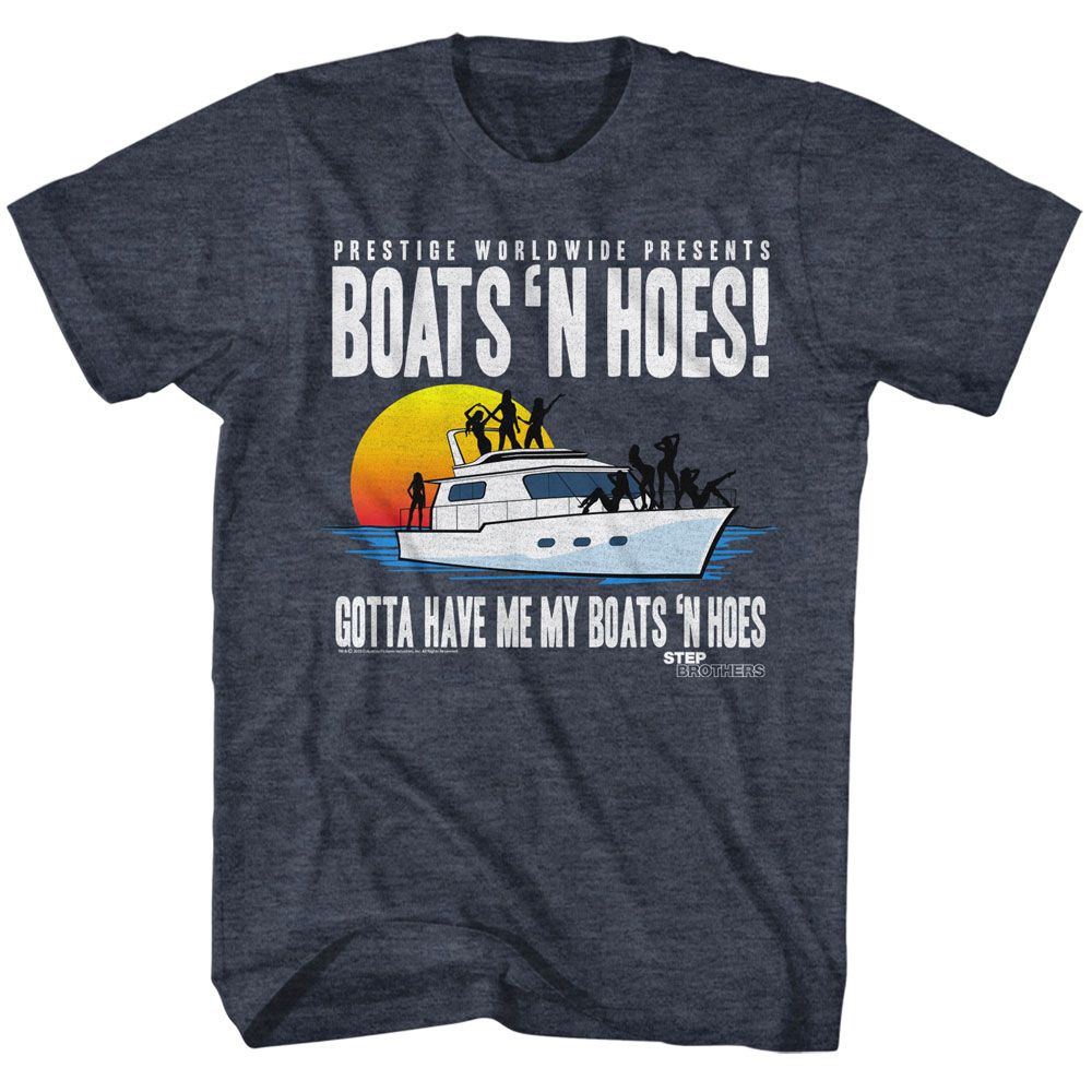 Step Brothers - Boat With Saucy Gals T-Shirt Hoodie, Sweatshirt | CiraTrend.com (Image 2)