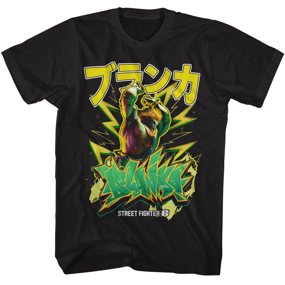 Street Fighter - Blanka Graffiti Boyfriend Tee Hoodie, Sweatshirt | CiraTrend.com