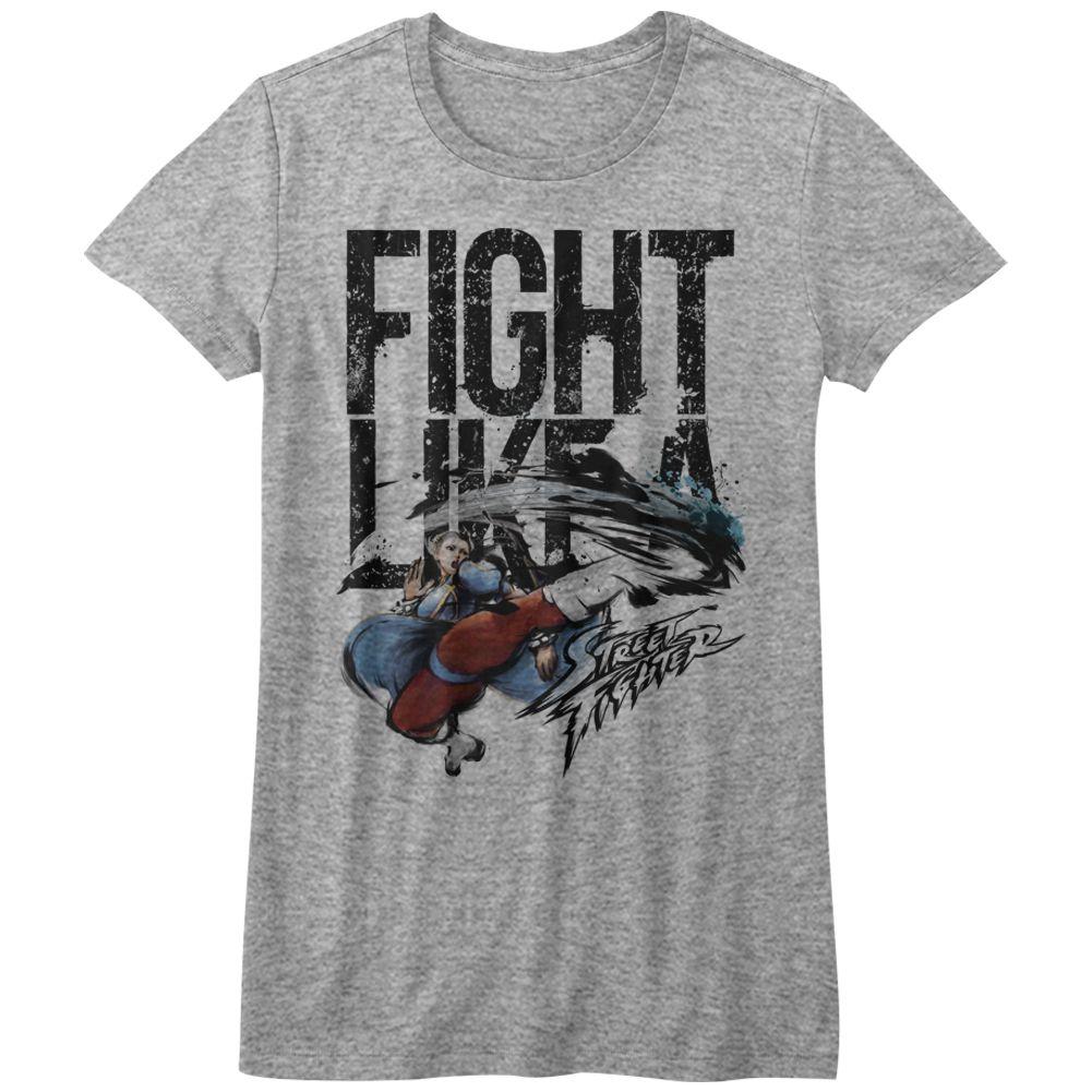 Street Fighter Fight Like A Womens T-Shirt Hoodie, Sweatshirt | CiraTrend.com