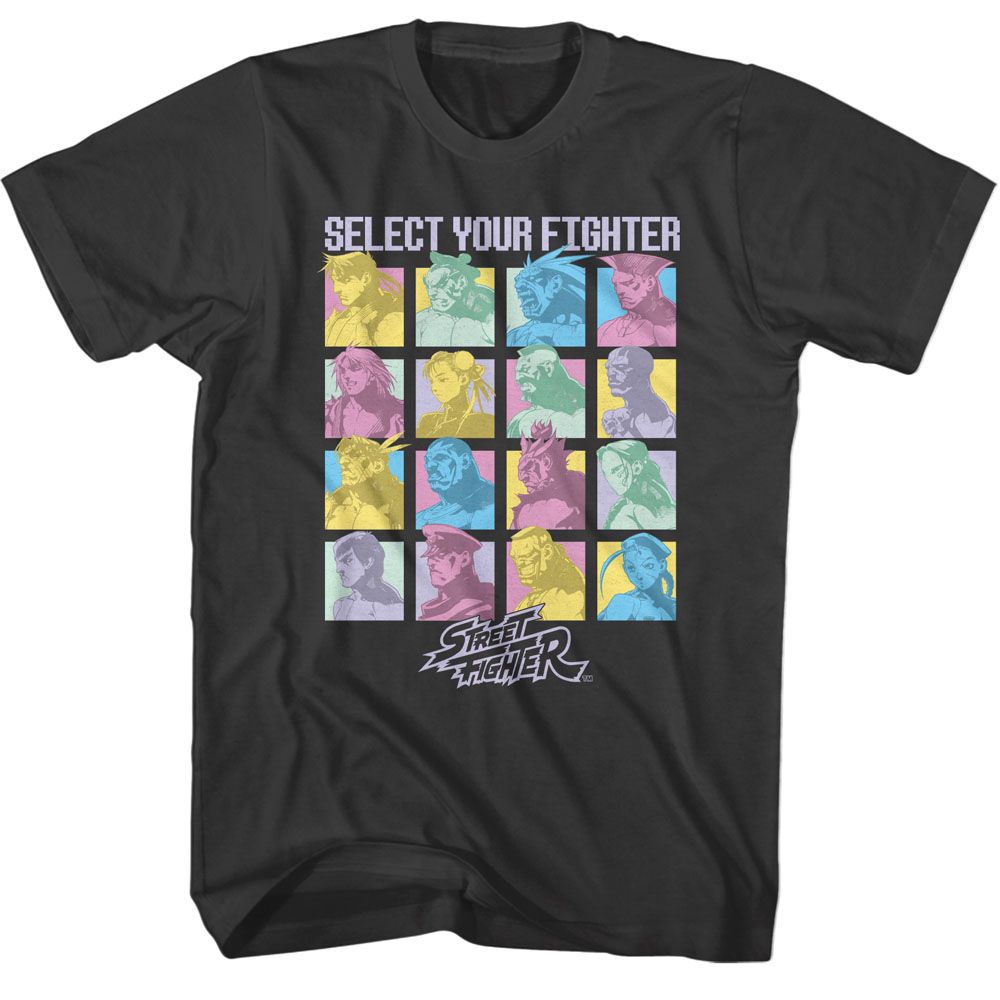 Street Fighter - Select Your Fighter Boyfriend Tee Hoodie, Sweatshirt | CiraTrend.com