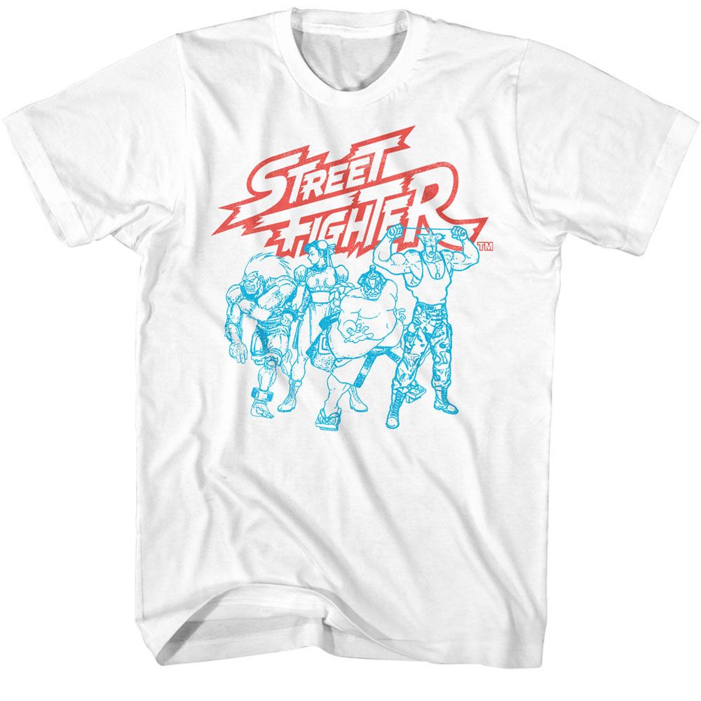 Street Fighter - SF2 Fighters Group Boyfriend Tee Hoodie, Sweatshirt | CiraTrend.com