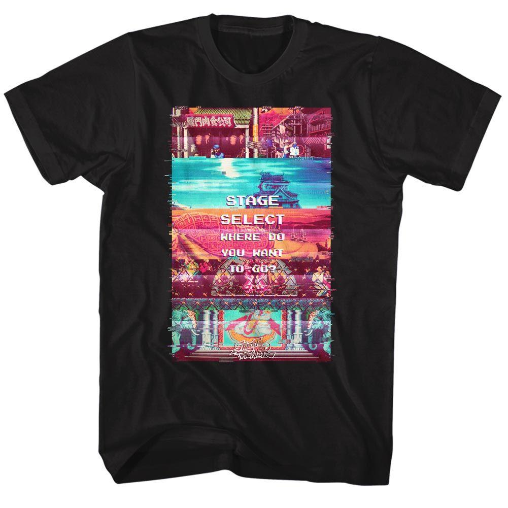 Street Fighter Stage Select T-Shirt Hoodie, Sweatshirt | CiraTrend.com