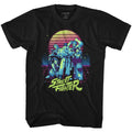 Street Fighter Synthwave Fighter Boyfriend Tee Hoodie, Sweatshirt | CiraTrend.com