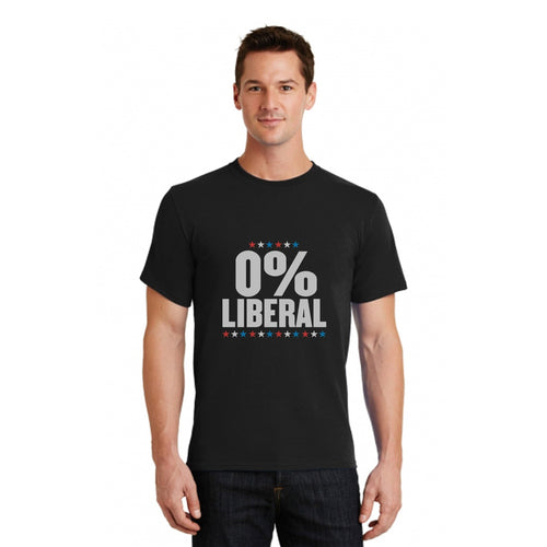 0% Liberal Donald Trump Mens T Shirt Hoodie, Sweatshirt | CiraTrend.com (Image 1)