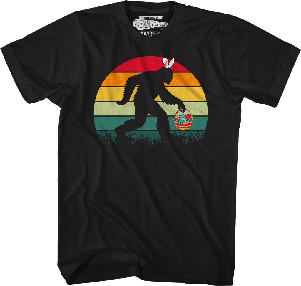 Retro Easter Bigfoot T-Shirt Hoodie, Sweatshirt | CiraTrend.com (Image 1)