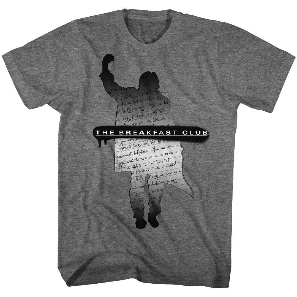 The Breakfast Club - Silhouette Note Boyfriend Tee Hoodie, Sweatshirt | CiraTrend.com