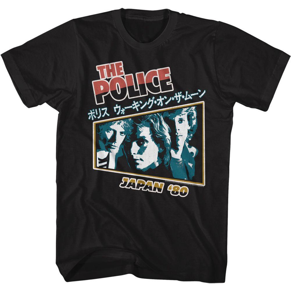 The Police Japan '80 T-Shirt Hoodie, Sweatshirt | CiraTrend.com
