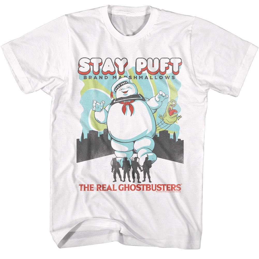 The Real Ghostbusters - RGB Stay Puft And Busters Boyfriend Tee Hoodie, Sweatshirt | CiraTrend.com