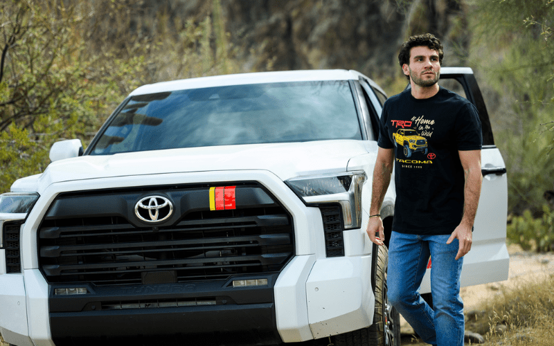 Toyota Men's Big and Tall Tacoma 4x4 Tee Shirt-TRD Apparel Hoodie, Sweatshirt | CiraTrend.com (Image 3)
