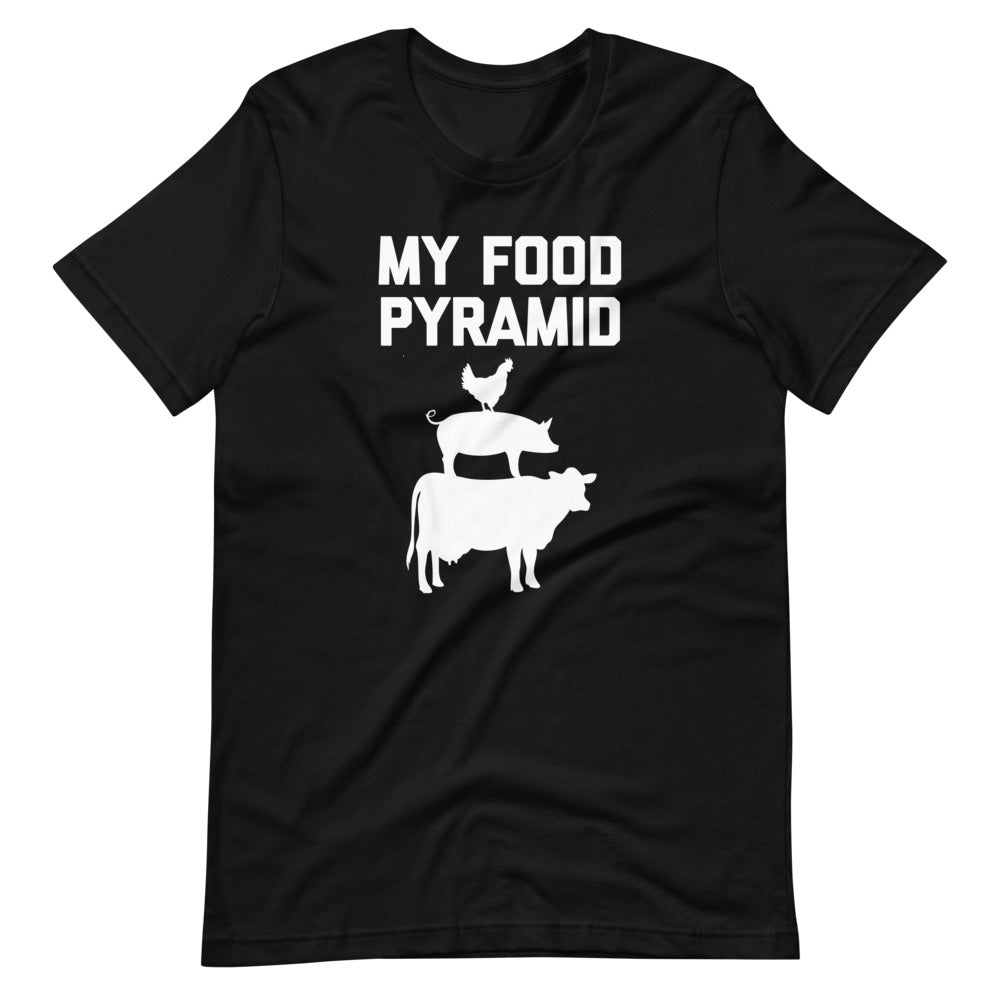 My Food Pyramid T-Shirt (Unisex) Hoodie, Sweatshirt | CiraTrend.com (Image 3)