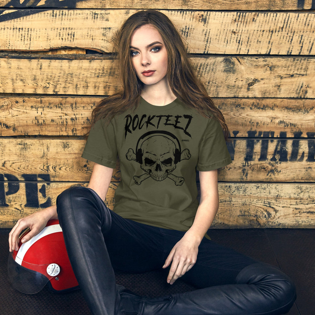 Rockteez Apparel Skull & Bones T-Shirt Hoodie, Sweatshirt | CiraTrend.com (Image 4)