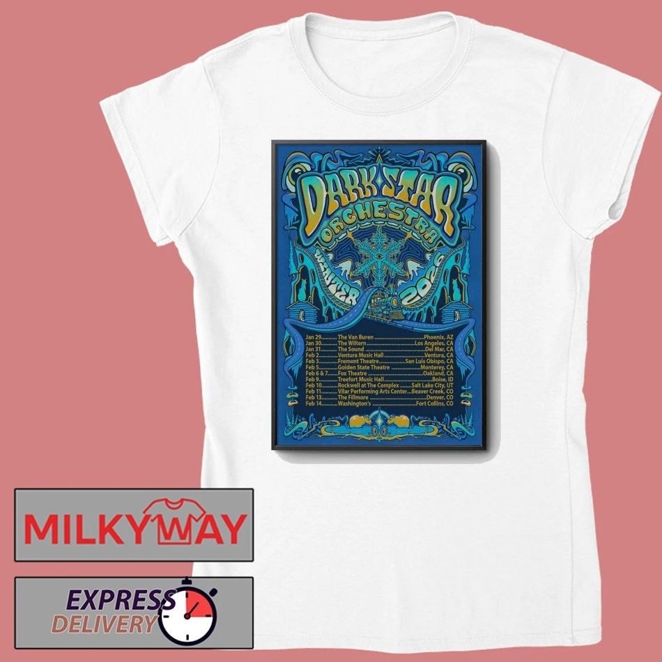 Dark Star Orchestra Winter Tour 26 Poster shirt