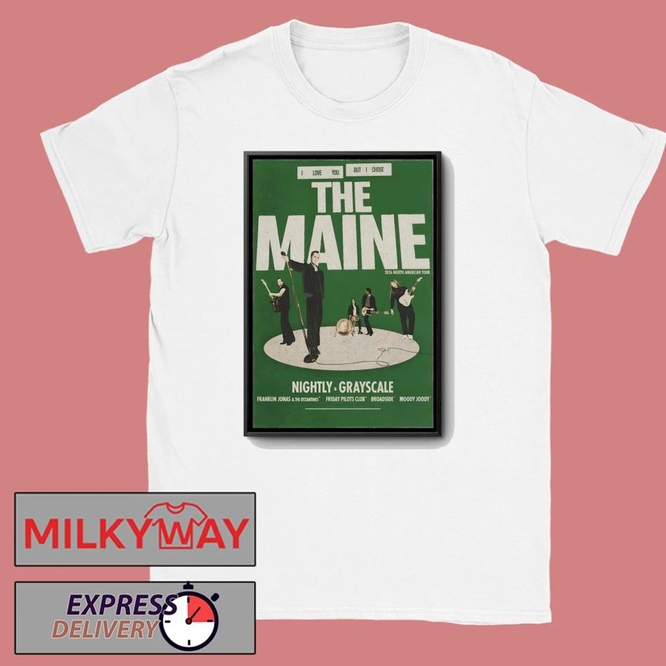 The Maine 2026 North American Tour Poster shirt