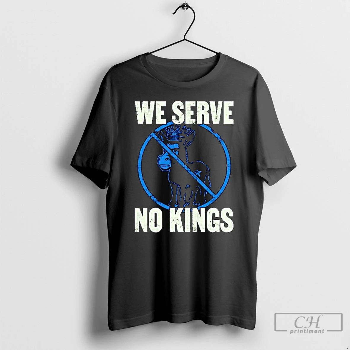 Classic We Serve No Kings Ornaments T Shirts