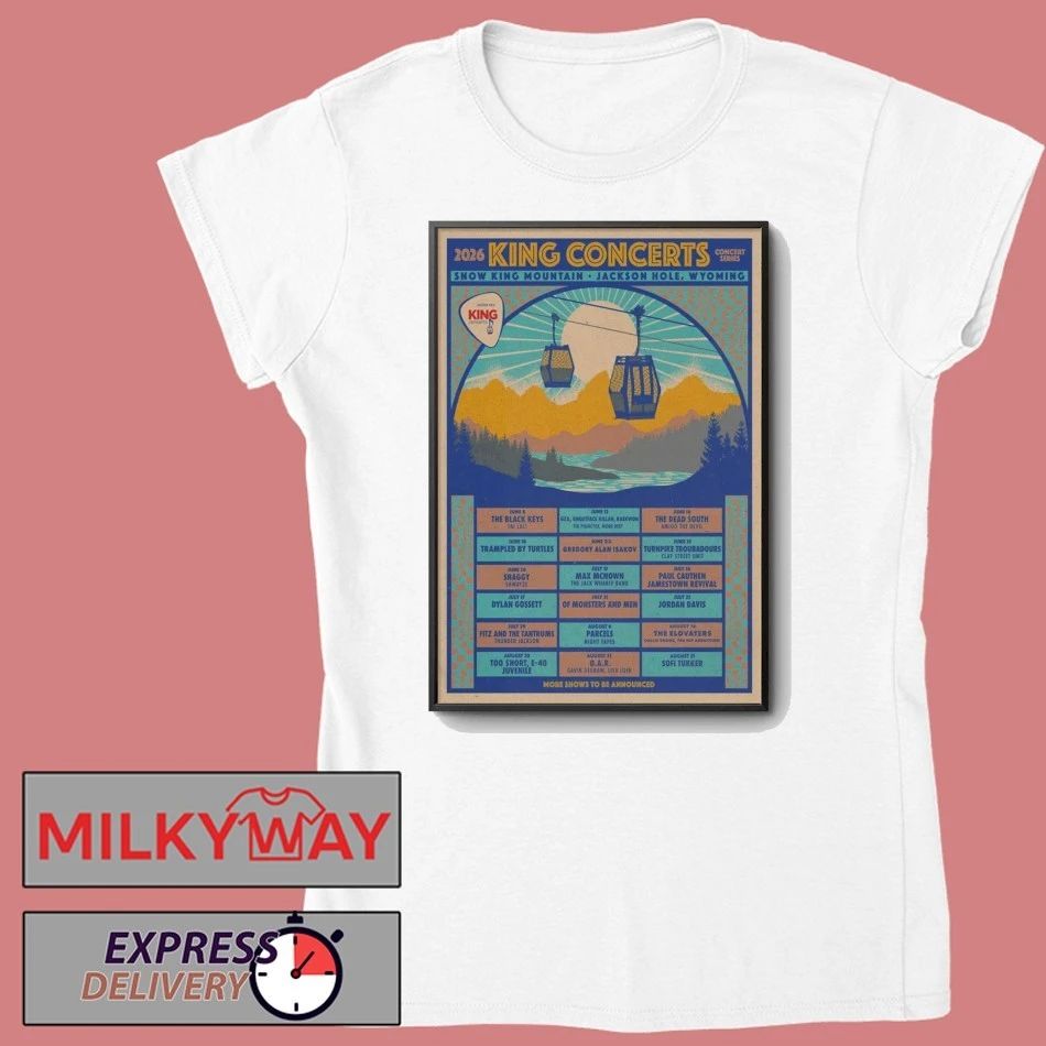 Poster King Concert Tour June – July 2026 shirt