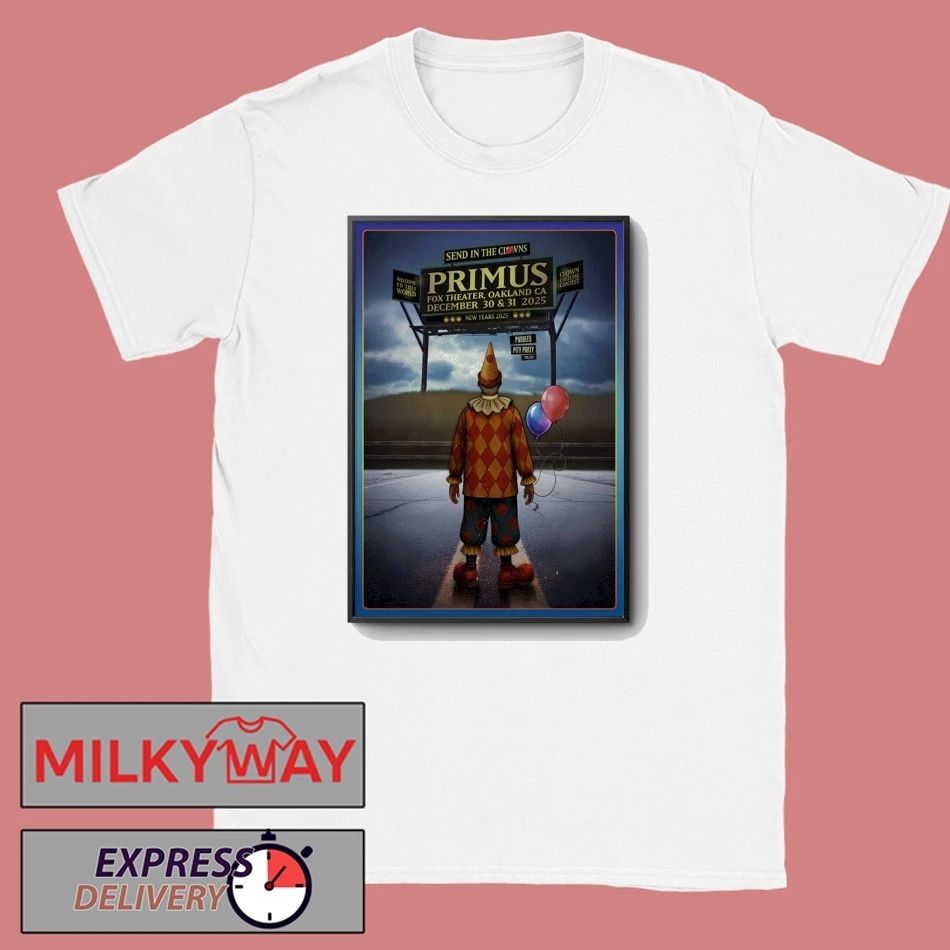 Primus 12 30-12 31 2025 Oakland CA Poster shirt