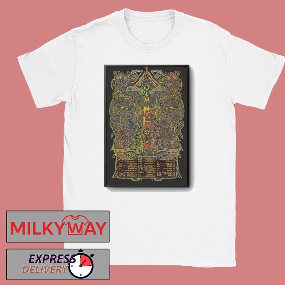 Moe. Born To Fly Tour 2026 Poster shirt