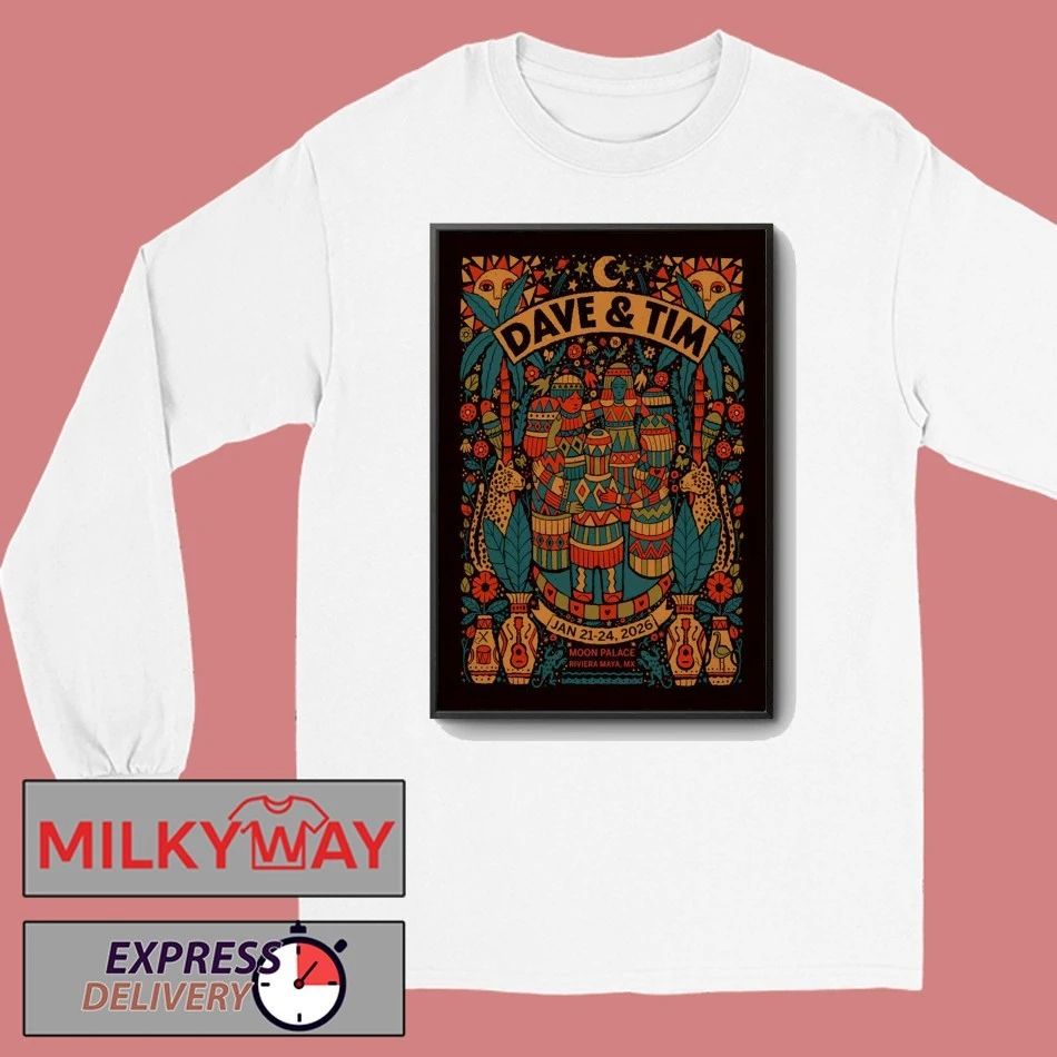 Dave Matthews And Tim Reynolds Mexico Event Jan 22 2026 Poster shirt