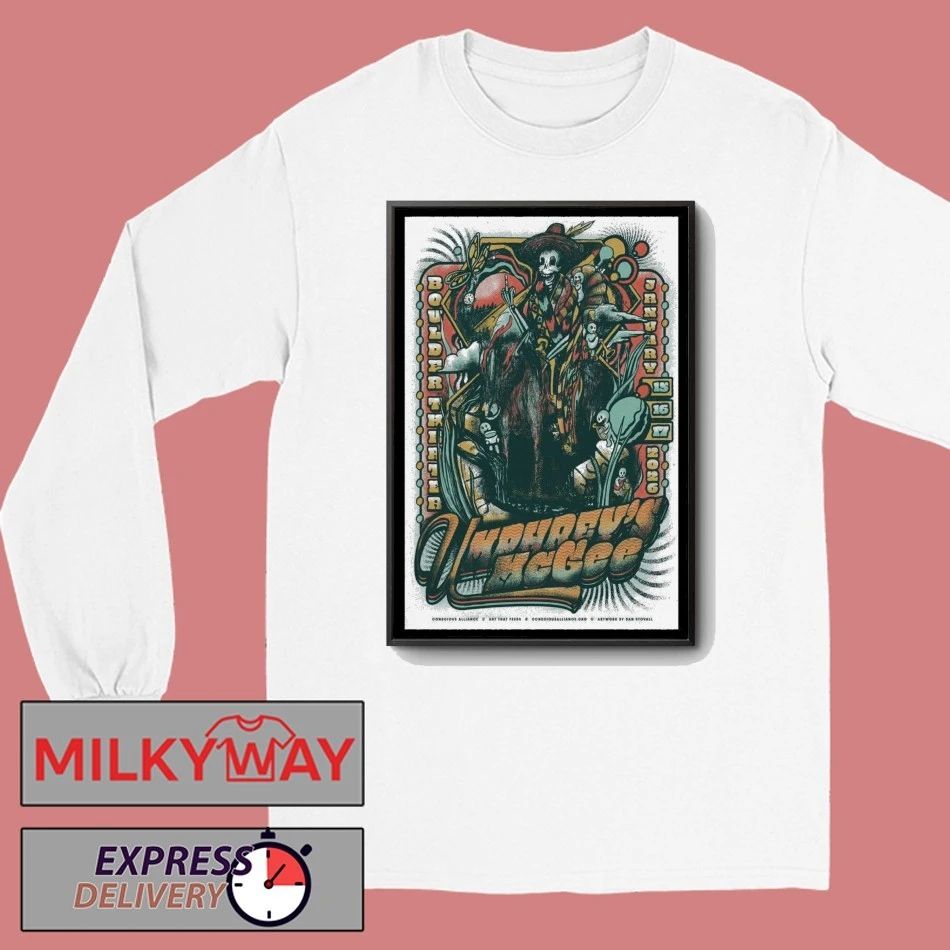 Umphrey’s McGee Jan 15-17 2026 Poster Boulder shirt