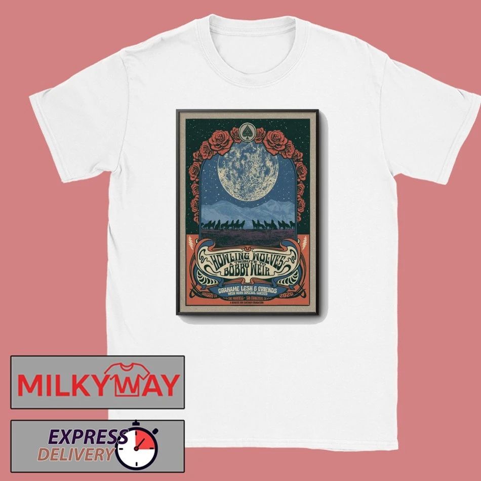 Grahame Lesh And Friends Jan 17 2026 The Warfield San Francisco CA Poster shirt
