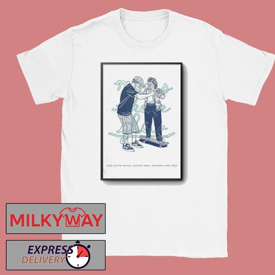 Moms Skate Club Jesse Lacey & Friends Eastside Bowl Dec 14 2025 Poster shirt