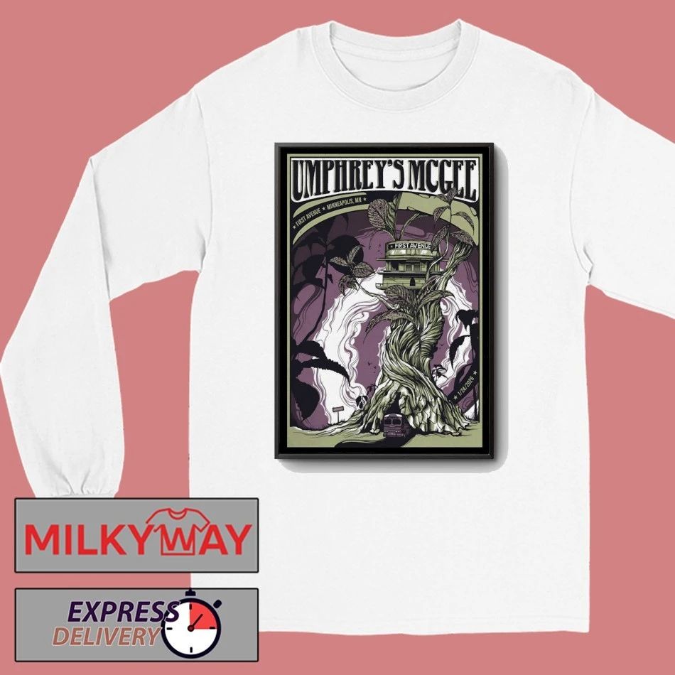 Umphrey’s McGee Tour Minneapolis MN On Jan 24 2026 Poster shirt