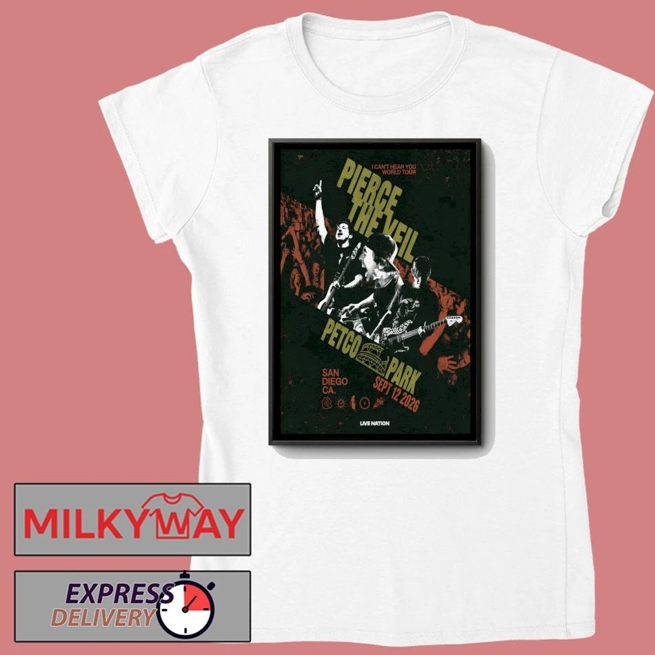 Pierce The Veil 9 12 2026 San Diego CA Poster shirt