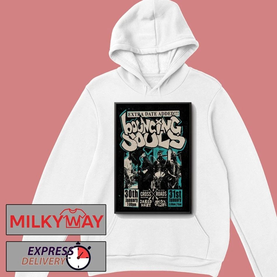 The Bouncing Souls Jan 30-31 2026 Crossroads In Garwood NJ Poster shirt